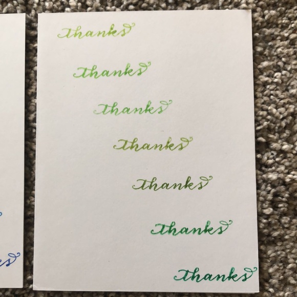 Gradient “Thanks” Cards - Picture 4 of 6